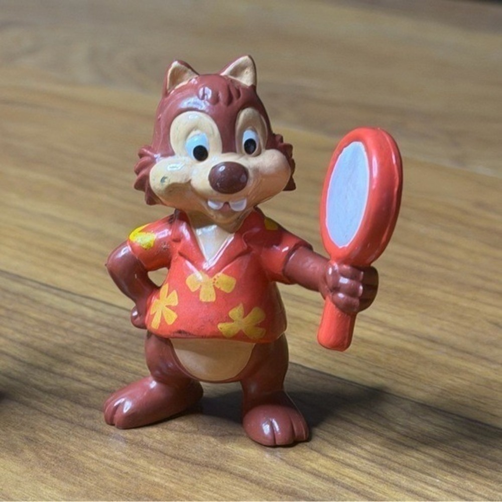 Chip 'n Dale Rescue Rangers Figurines Chip Indiana Jones Dale Hawaiian Shirt PVC - Picture 6 of 10